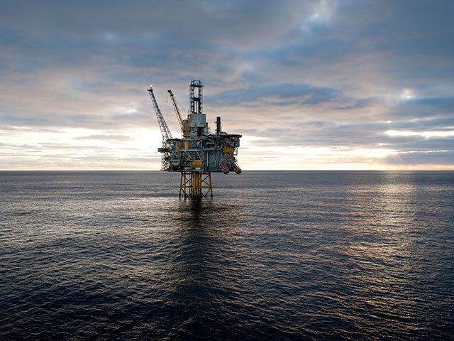 Oseberg Øst platform. Photo by Statoil