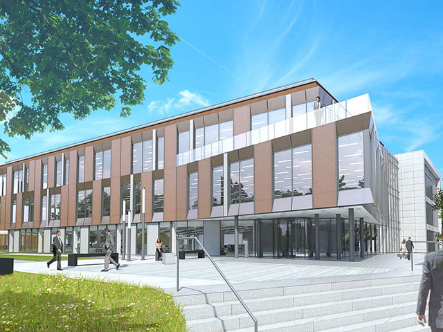 An artist's impression of Statoil's office in Westhill