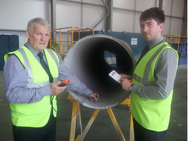 Founder and MD of Gemini, Ian Guthrie, left, with client manager Max McCahery