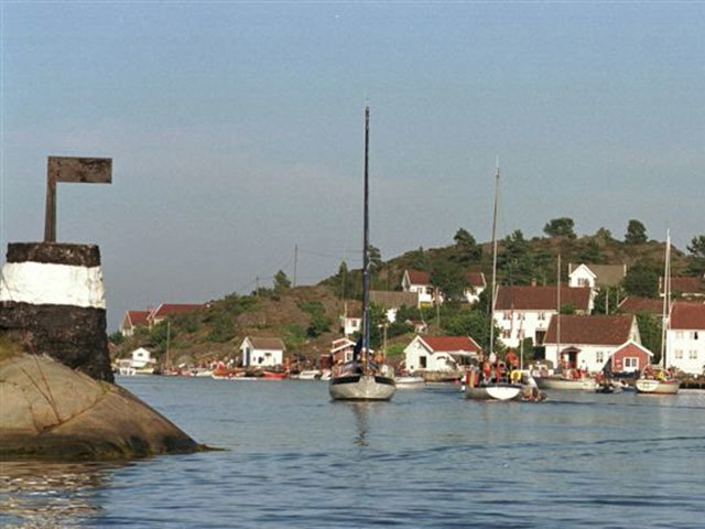 The islands and skerries outside Kristiansand