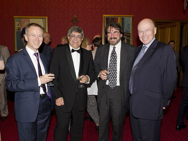 From left: Mike Tholen, Martin Bachmann , Astley Hastings, Paul Warwick at Offshore Europe 2013