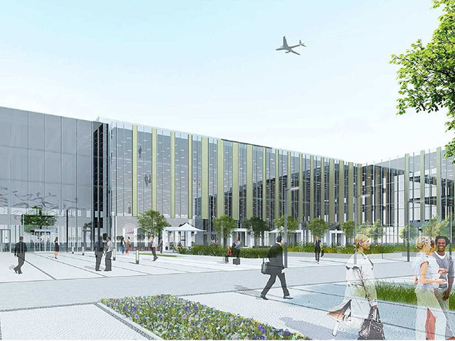 Artist's impression of the new Aker offices in Aberdeen