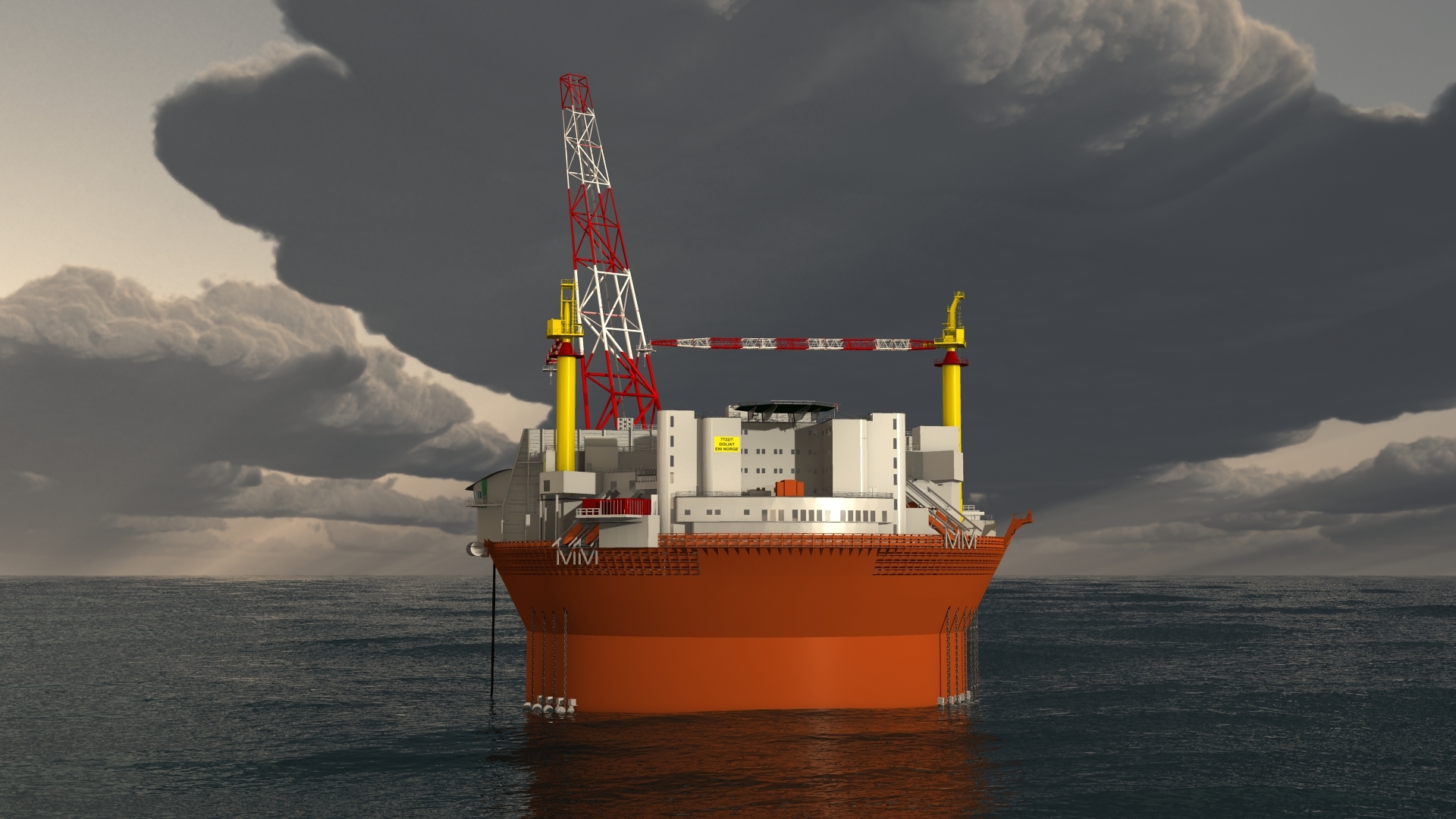 The Goliat FPSO. Pic courtesy of Eni Norge AS.