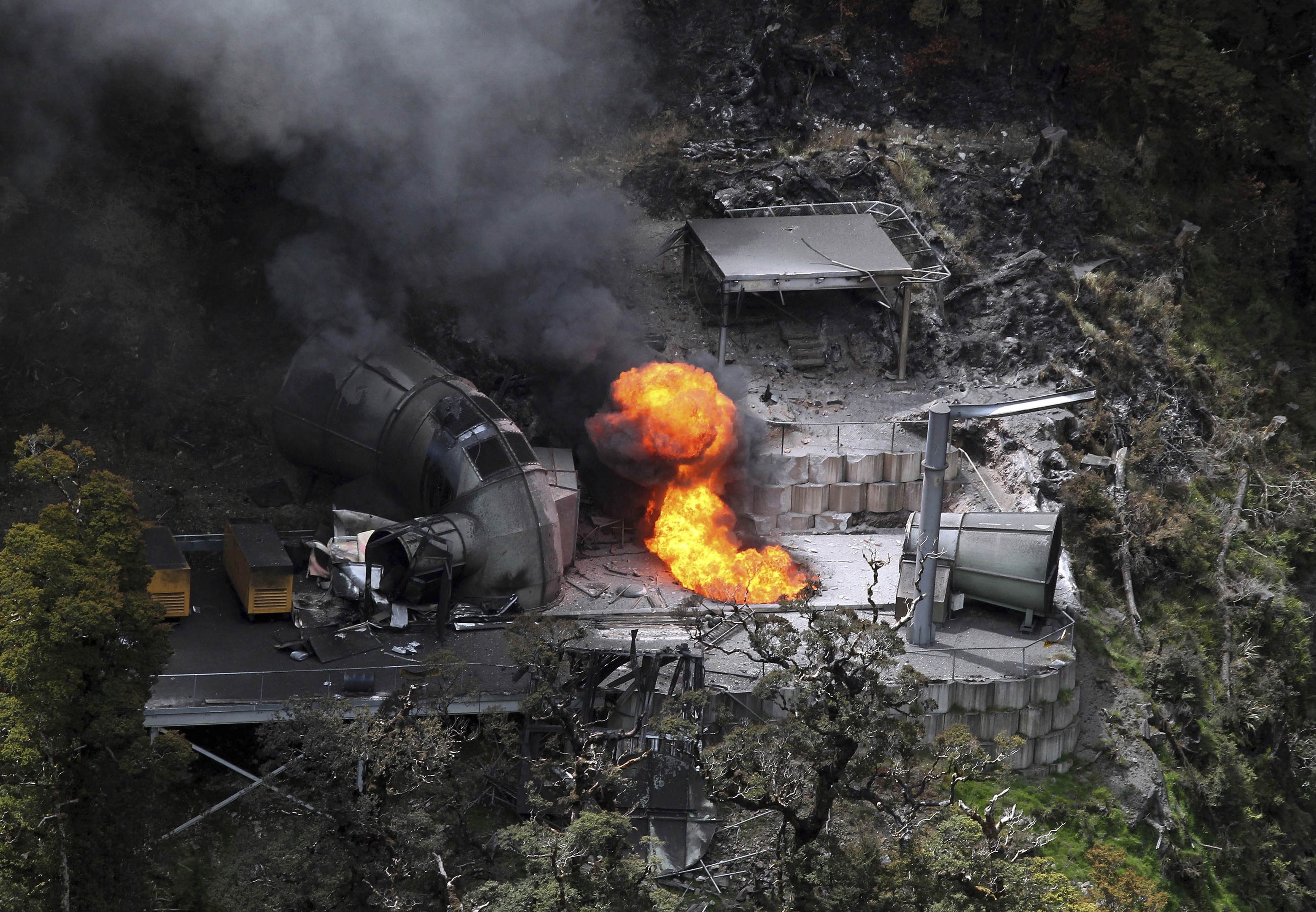 New Zealand coal mine where the bodies of 29 workers are entombed after a methane-fuelled blast four years ago