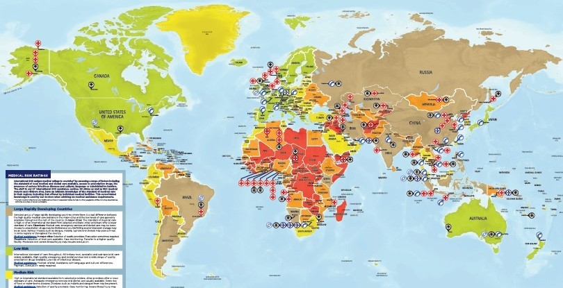 A new map shows risk to workers across the globe