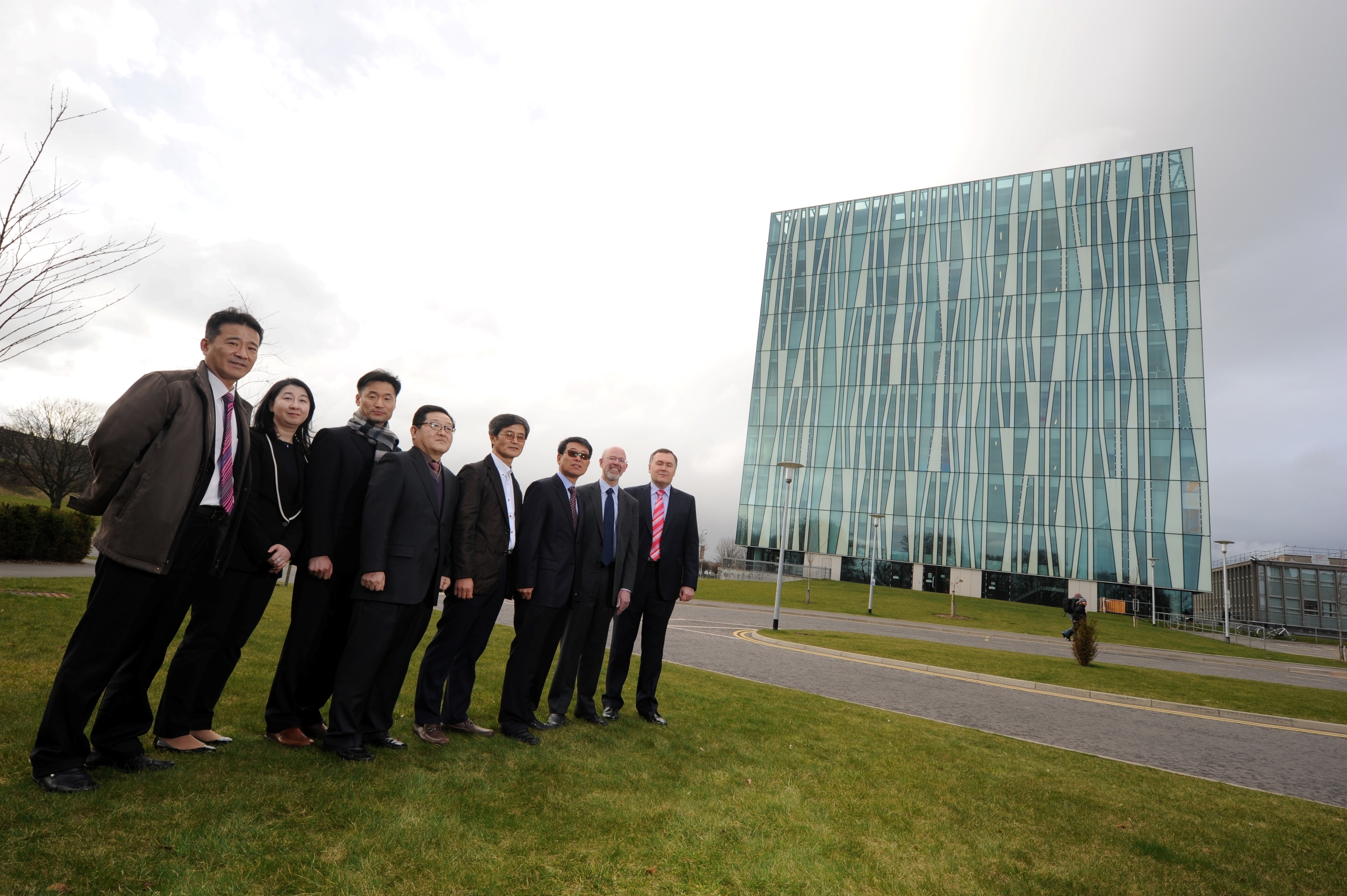 Delegates from South Korea visited the university earlier this week
