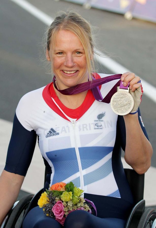 Karen Darke took home a silver medal from London 2012 