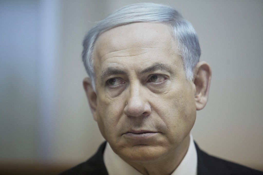 Israel's Prime Minister Benjamin Netanyahu