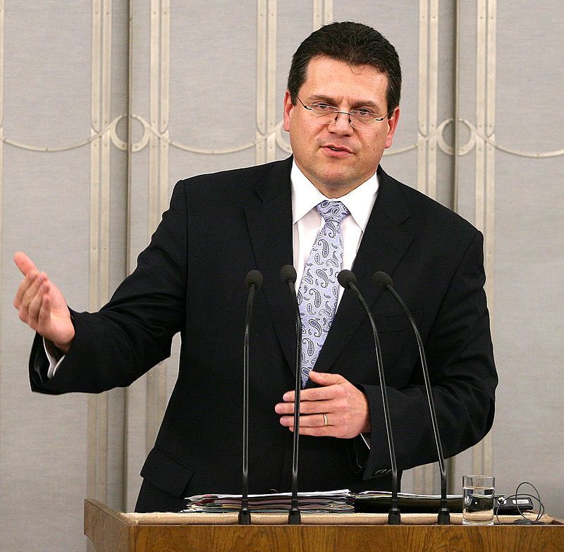 European Commission Vice President Maros Sefcovic