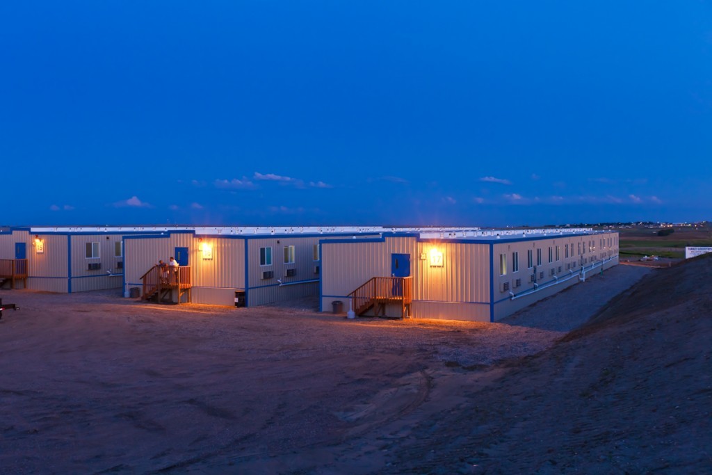 Housing for oil workers in  Williston, North Dakota.