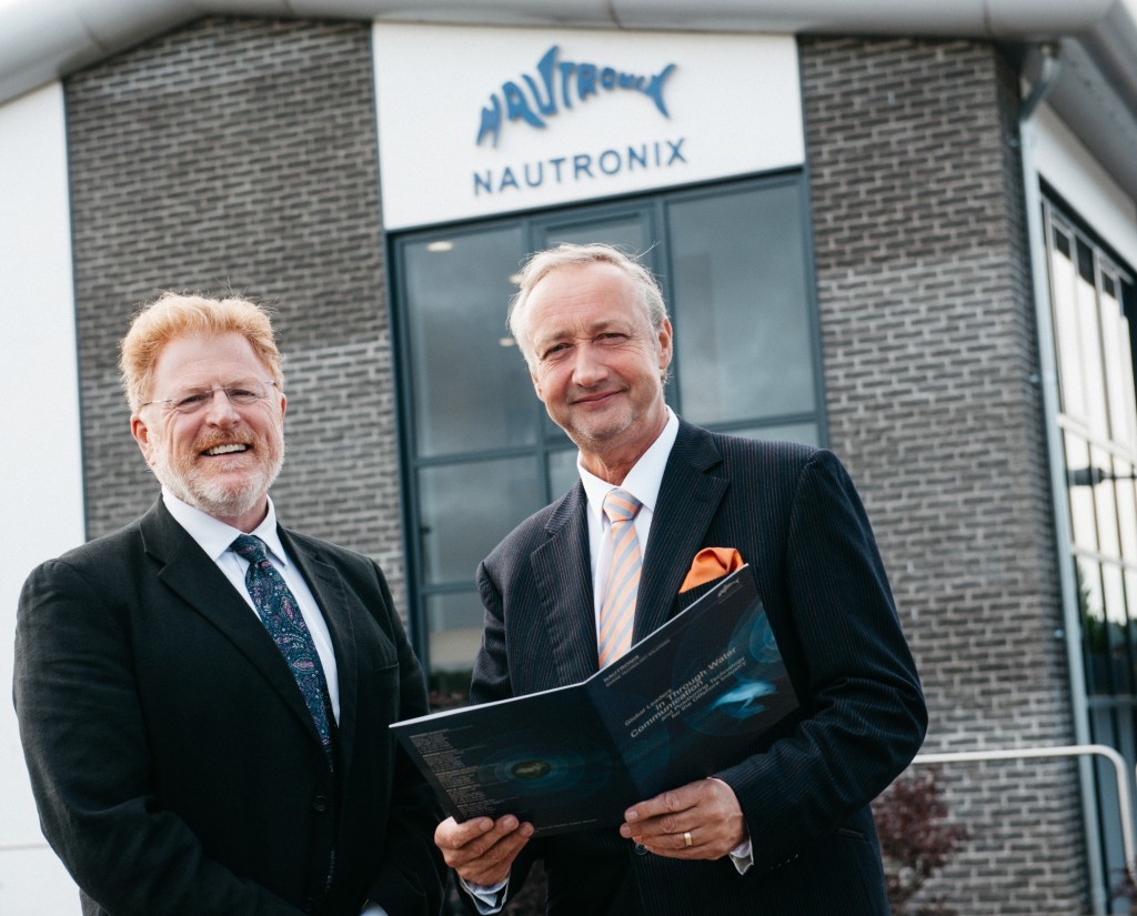 Proserv, which acquired Nautronix in 2015, has sold the business to Imenco.
Pictured is David Lamont, former CEO of Proserv (l), Mark Patterson, Nautronix
