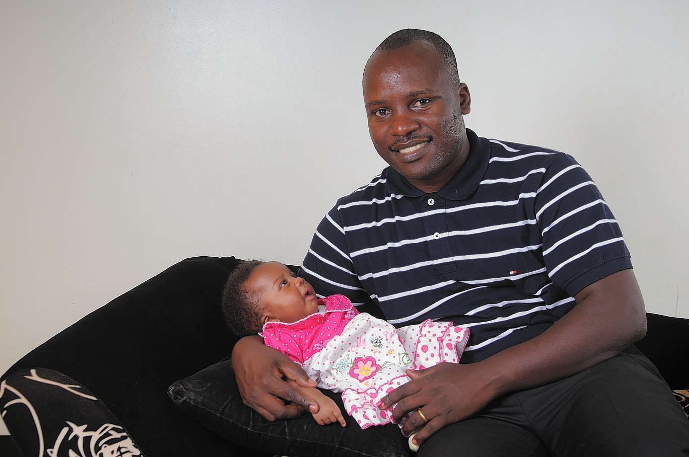 Pictured is baby OPITO with her dad Edgar Tusingwire.

She was named after The Oil and Gas Industry's focal point for skills, learning and workforce development, OPITO

09/10/15