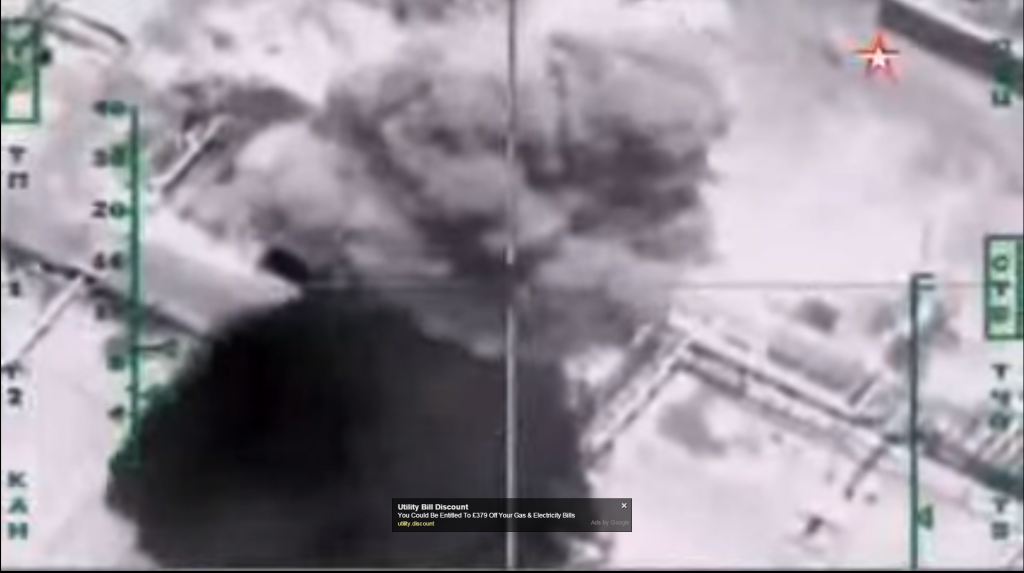 Russian strikes on ISIS oil tankers
