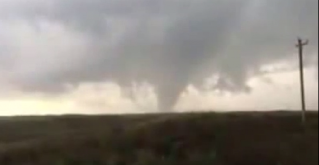 A tornado caused damage to a Texas refinery