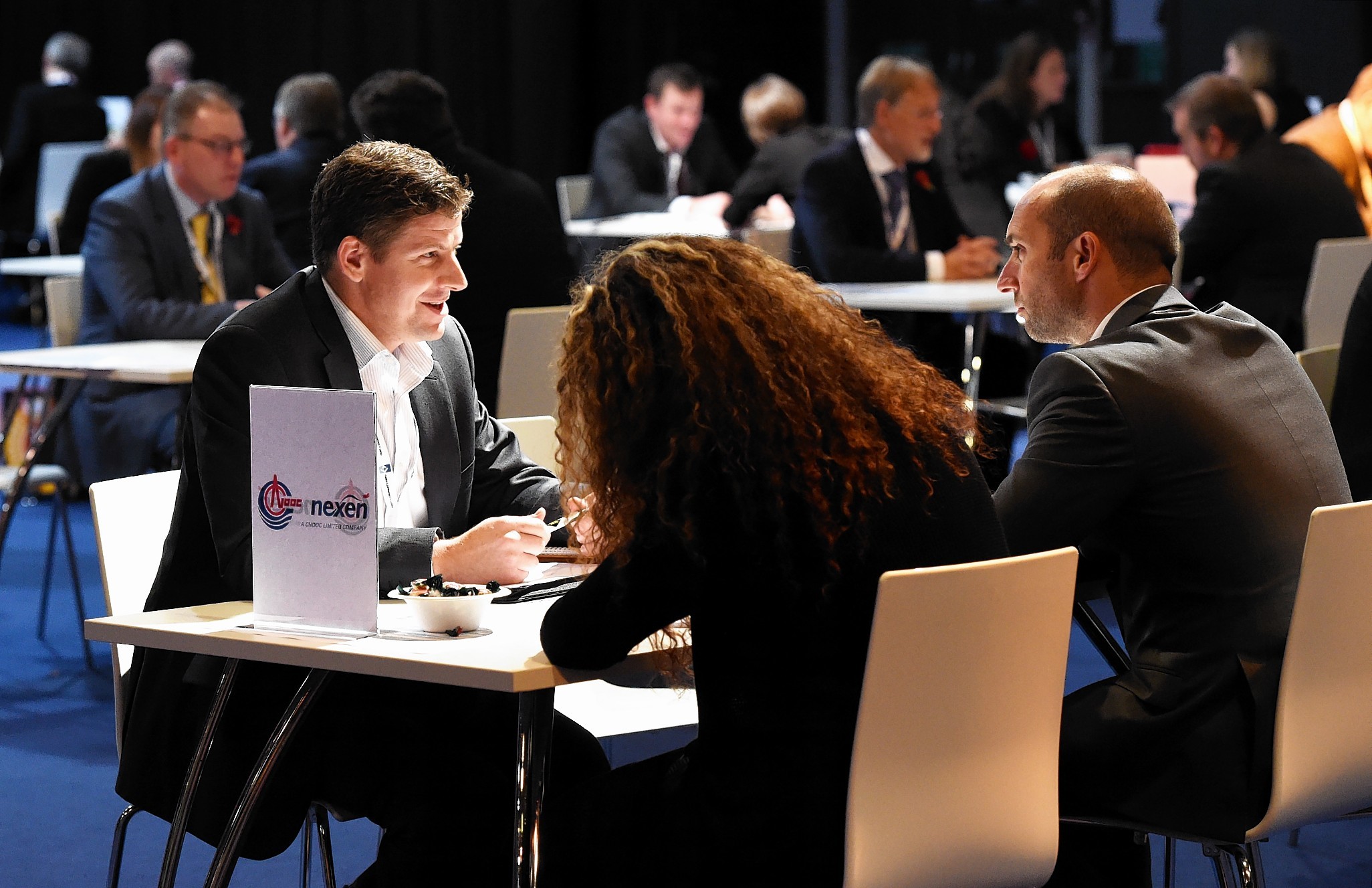Delegates taking part in one-to-one interviews at OGUK's annual Share Fair.