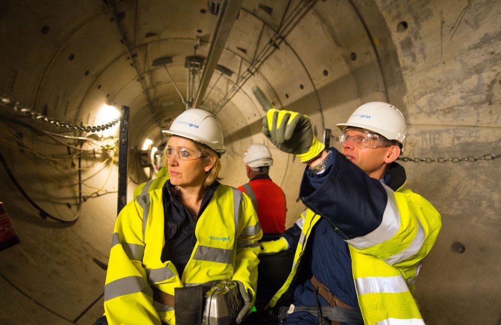 Former Energy and Climate Change Secretary Amber Rudd (left)