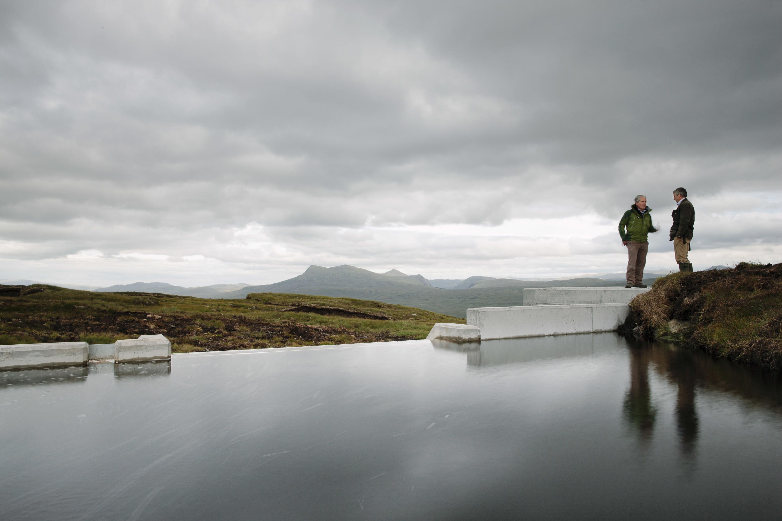 A small-scale, run of river hydro scheme in the Scottish Highlands