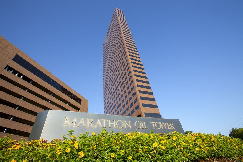 The Marathon Oil Tower in Houston