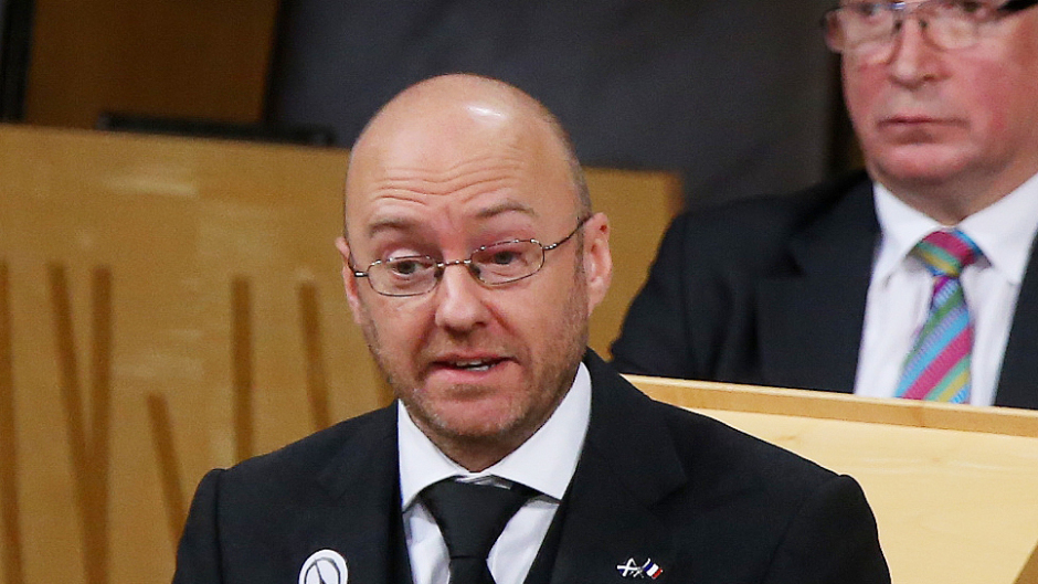 Patrick Harvie is co-leader of the Scottish Green Party