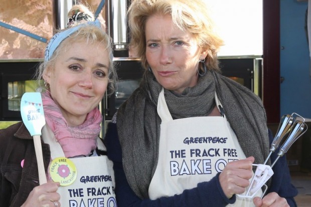 Emma Thompson and sister Sophie: credit Greepeace