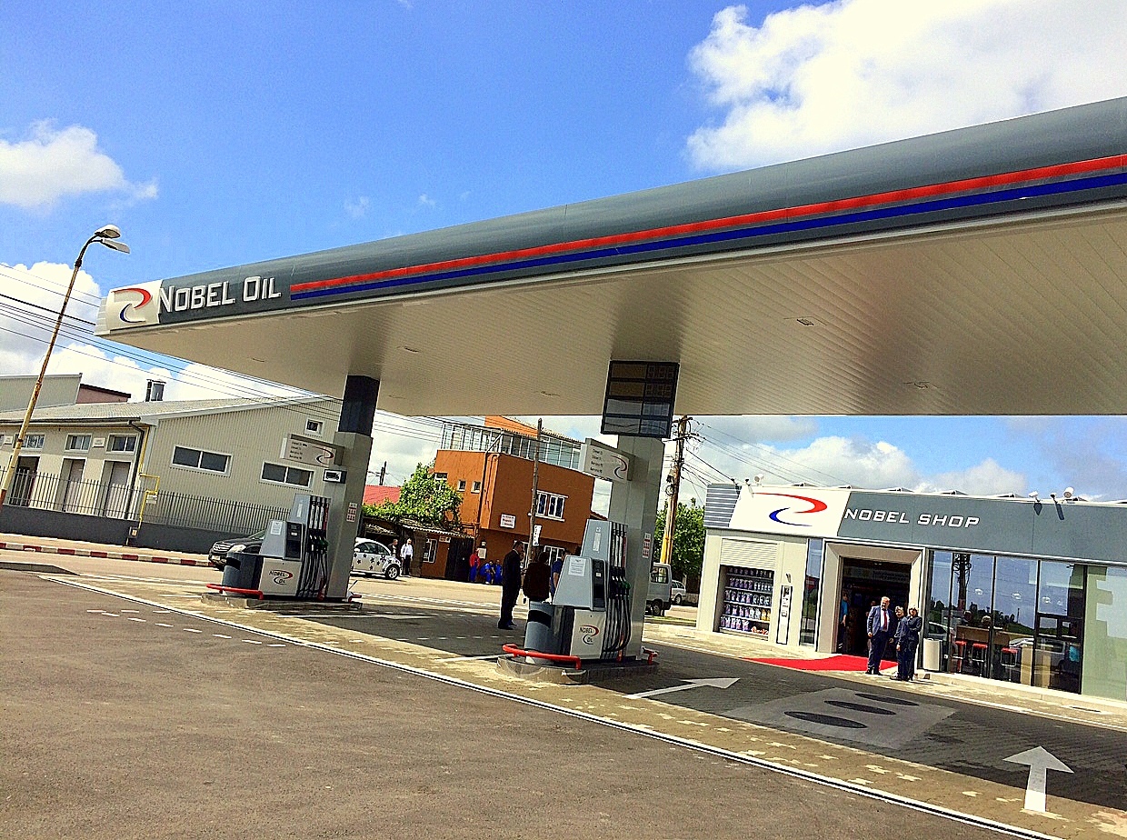 Nobel Oil's new Romanian petrol station