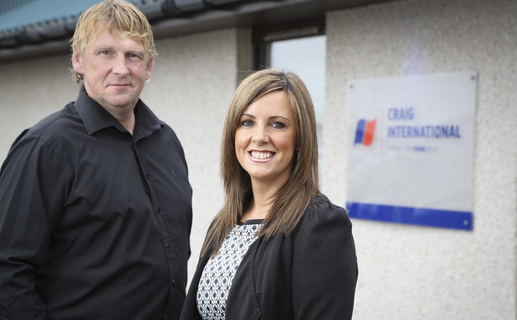 Steve McHardy and Jill MacDonald, joint managing directors of Craig International, which has launched the pioneering Craig Collaboration platform.