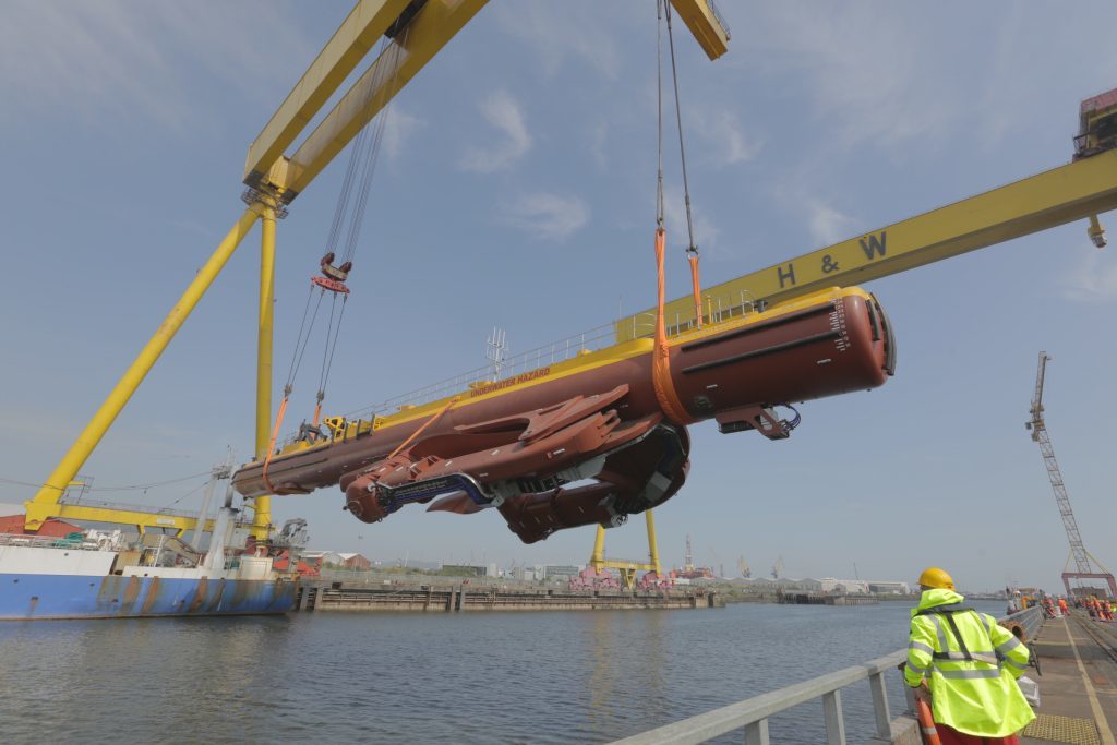 The launch of the SR2000 device in Belfast