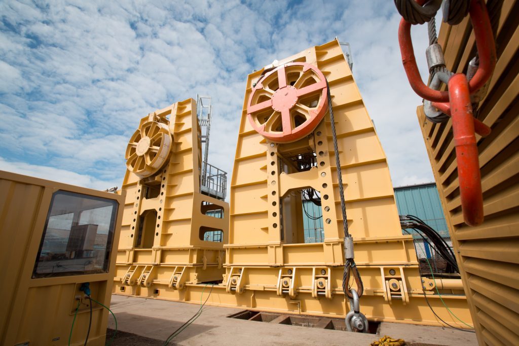 Maritime Developments' 400 tonne reel drive system