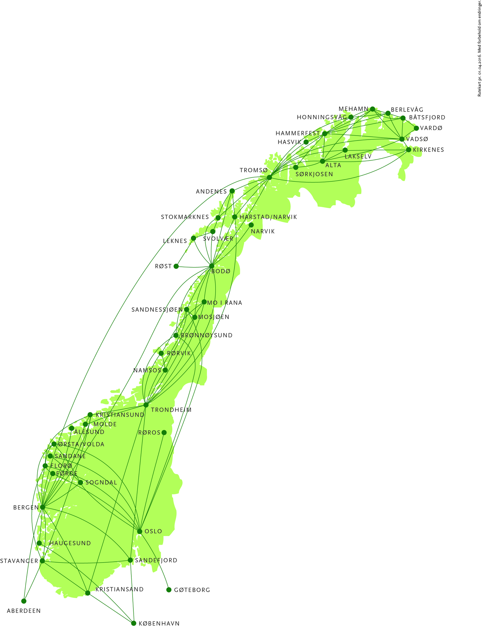 Wideroe routes