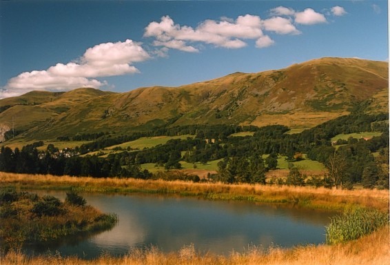 The Ochil Hills from the Sheardale ridge, Clackmannanshire.