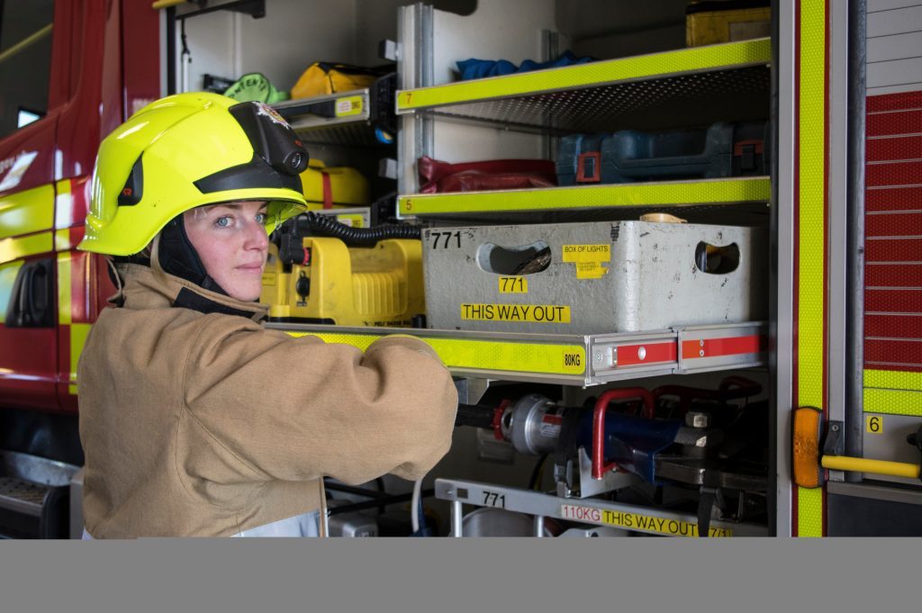 Natalie Parslow left career in oil and gas to become a firefighter