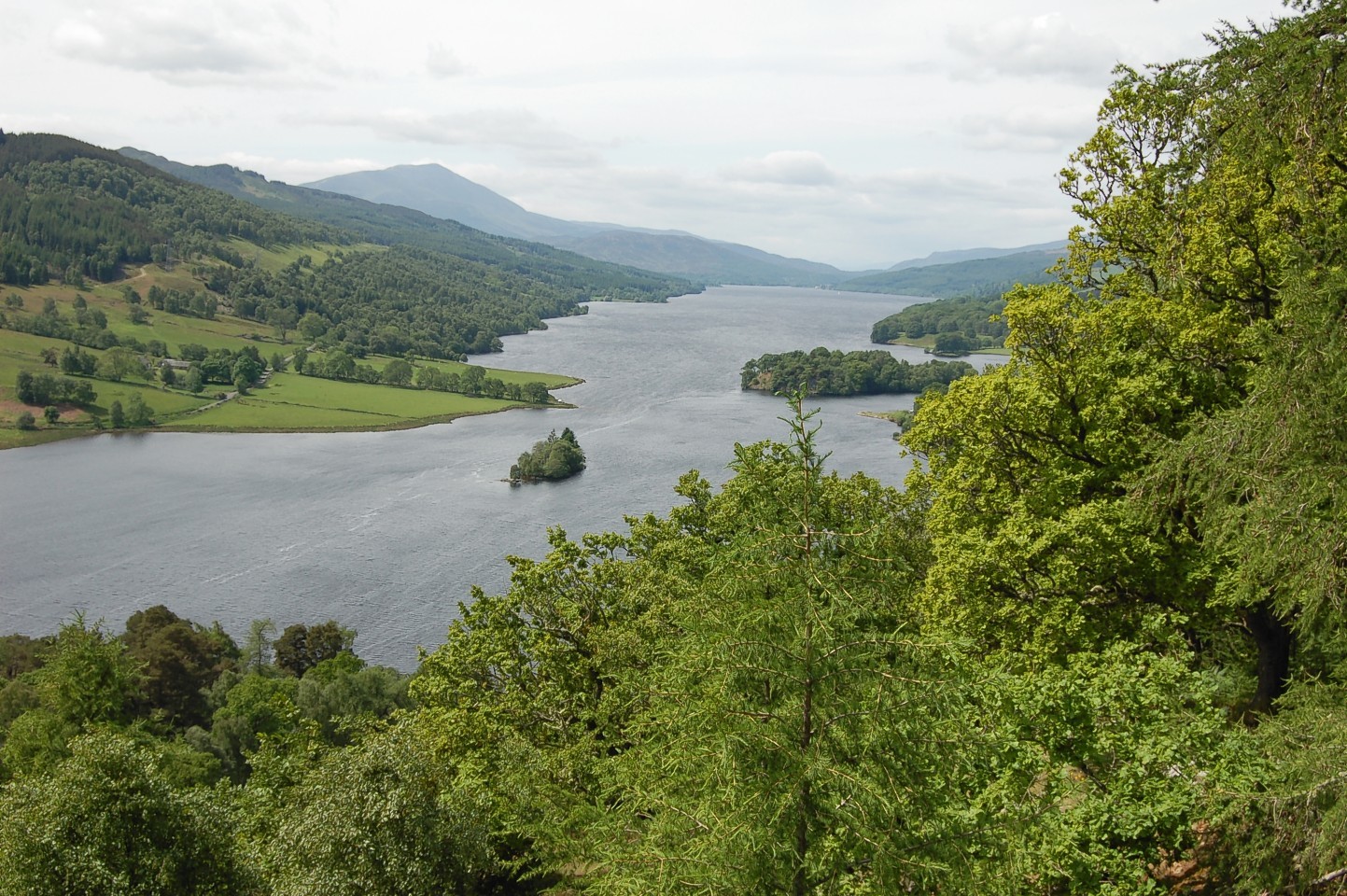 Loch Tummel taken from Queens View by Marie Fowler