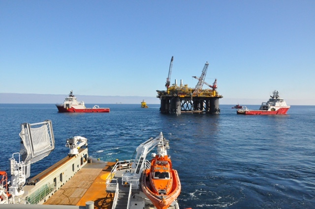 The FPF-1 vessel, which is delivering oil from the Stella field.