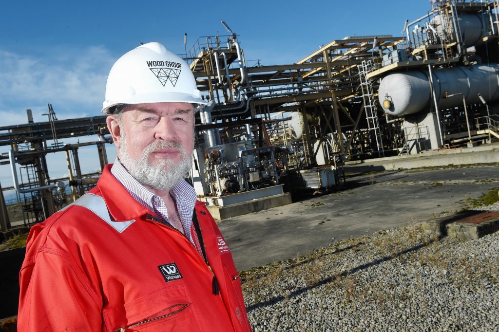 The Nigg Oil Terminal in Nigg on the Cromarty Firth.  Terminal Manager Jim Harley.