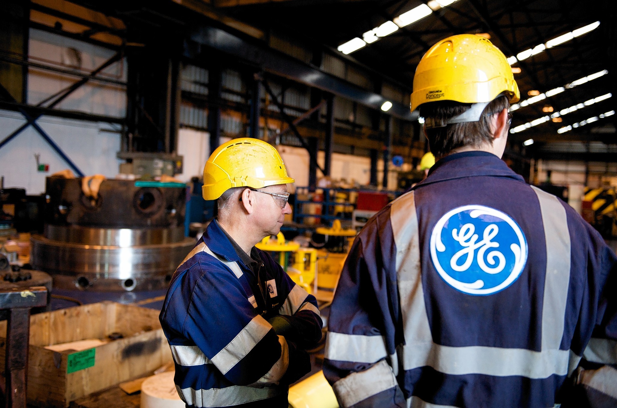 A file photo of employees at GE Oil and Gas's Montrose facility

(handout pic)