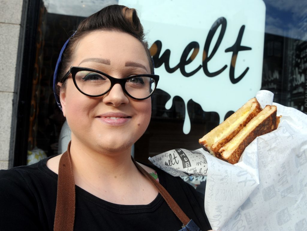 Mechelle Clark the owner of Melt on Holburn Street, Aberdeen