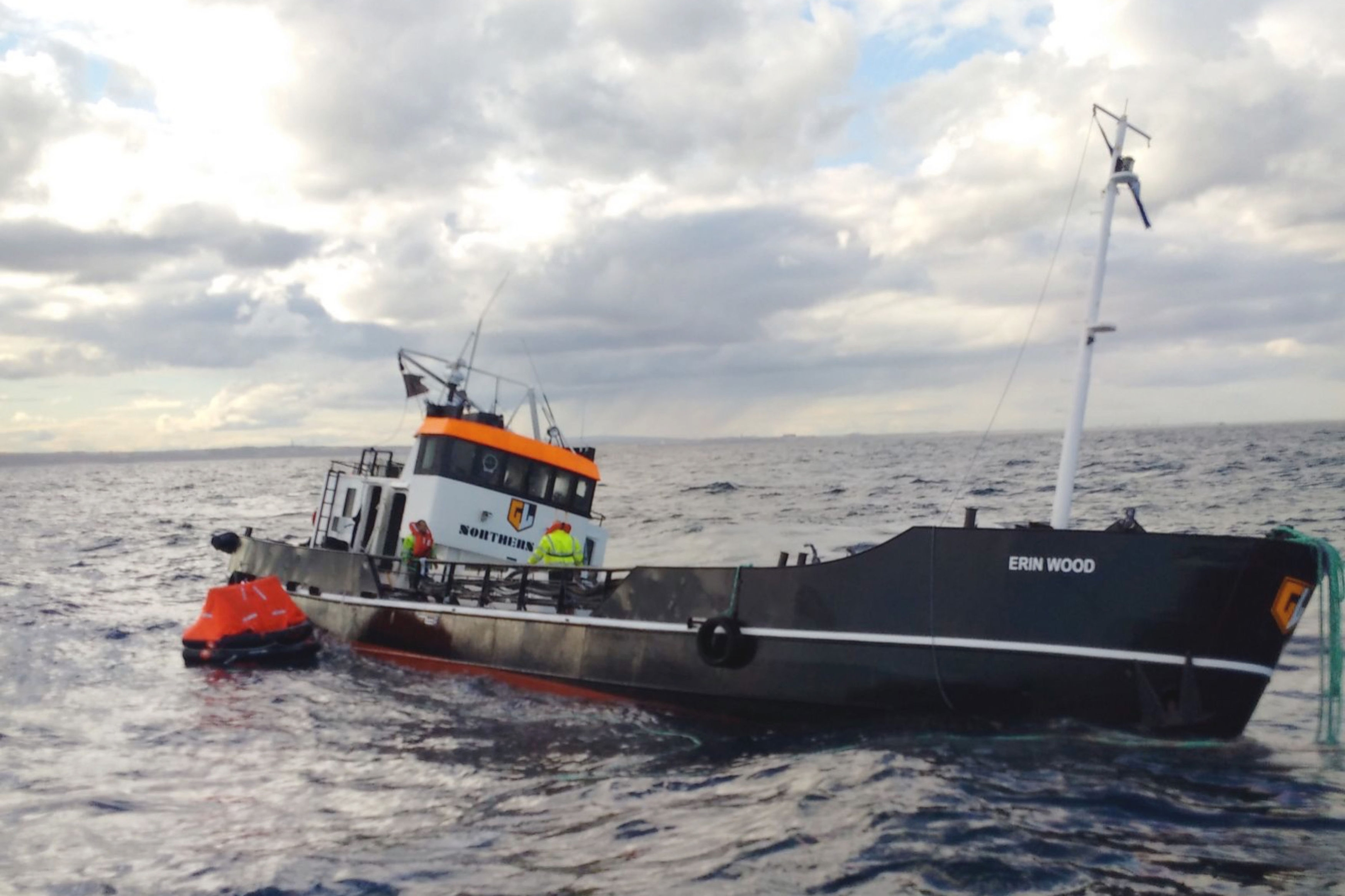 Photo of the 24-metre Erin Wood fuelling vessel.