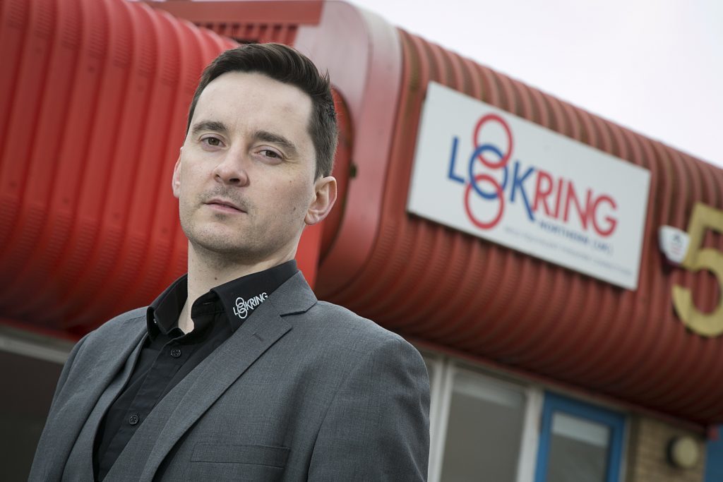 Donal Heery, Technical Sales Manager for Lokring Northern