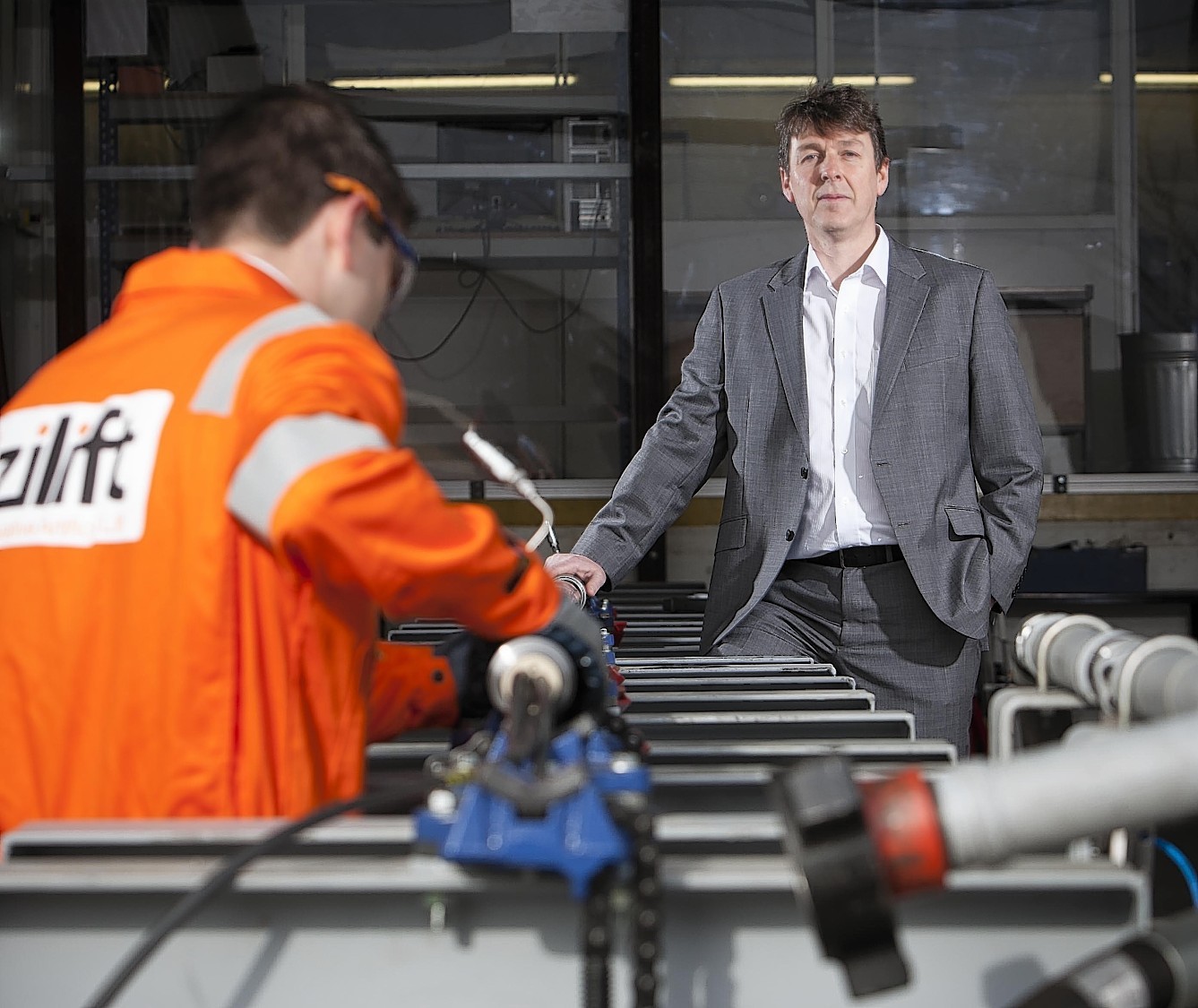 Iain Mclean, Managing Director of Zilift.


(Photo Ross Johnston/Newsline Scotland)