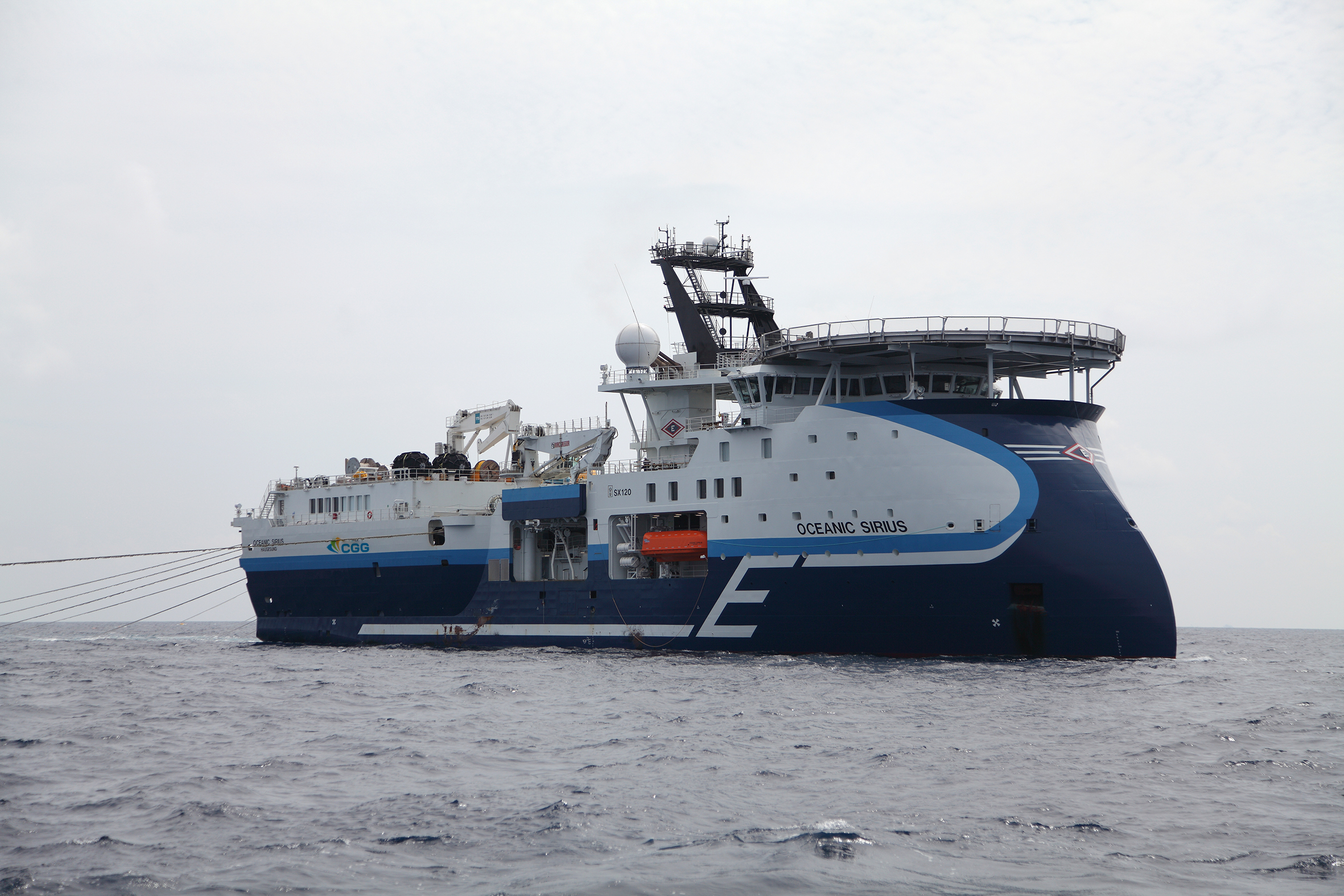 CGG's Oceanic Sirius vessel