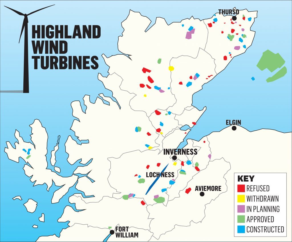 Windfarm map
