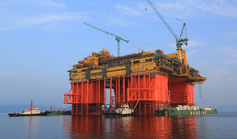 The Ichthys LNG Project’s massive central processing facility. INPEX
