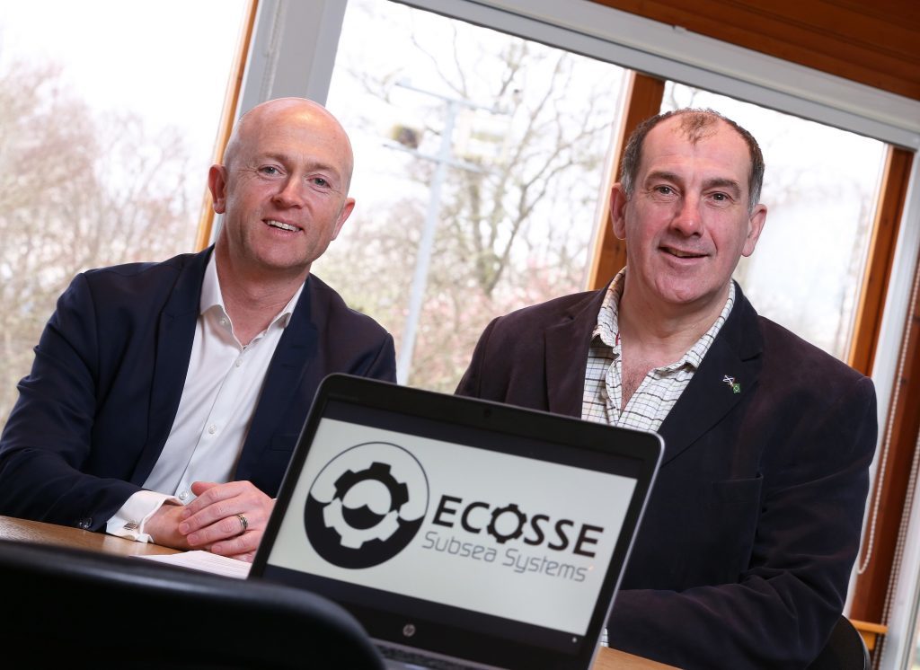 ESS managing director Mark-Gillespie, left, with chairman Mike Wilson