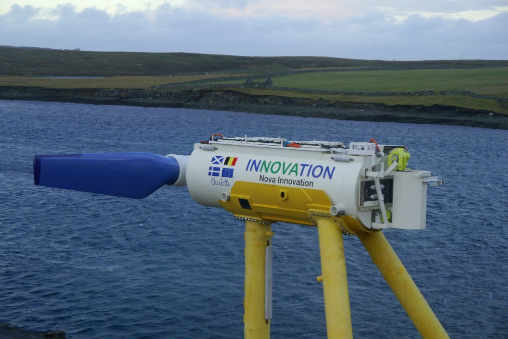 Tidal turbine Power take-off Accelerator