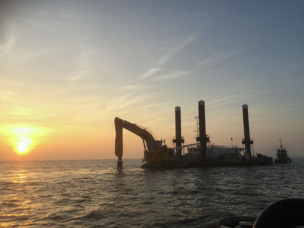 The MP40 dredger which is coming to Peterhead for work on a harbour redevelopment