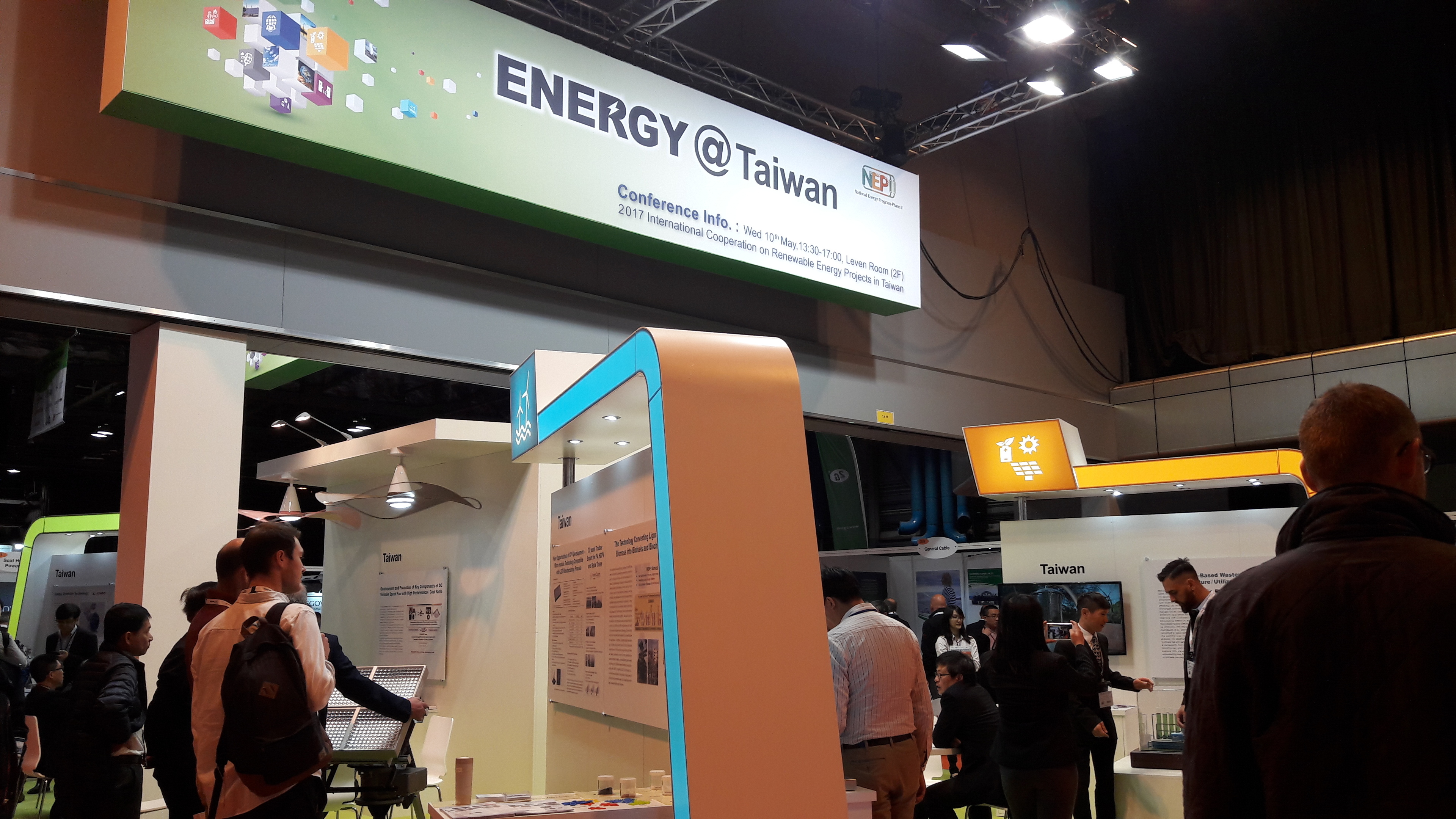 The Energy @ Taiwan stand at All Energy