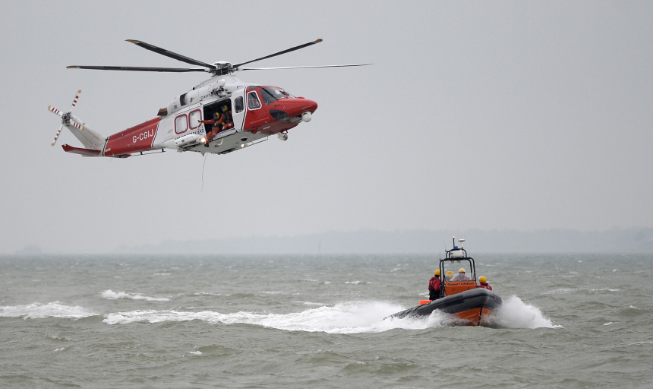 A file photo of a search and rescue team at work.