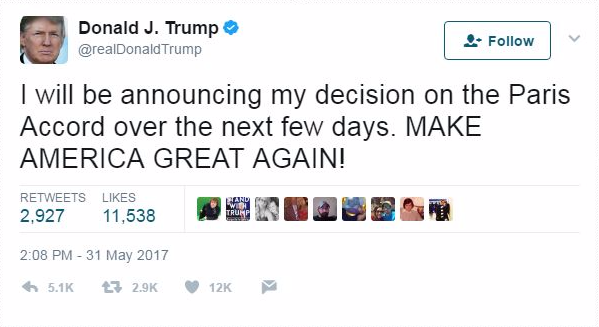 Trump's tweet