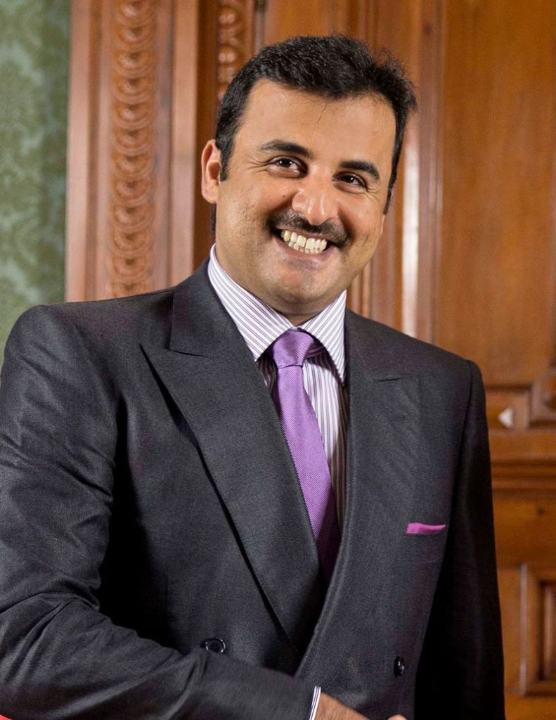Qatar’s emir, Sheikh Tamim bin Hamad Al Thani