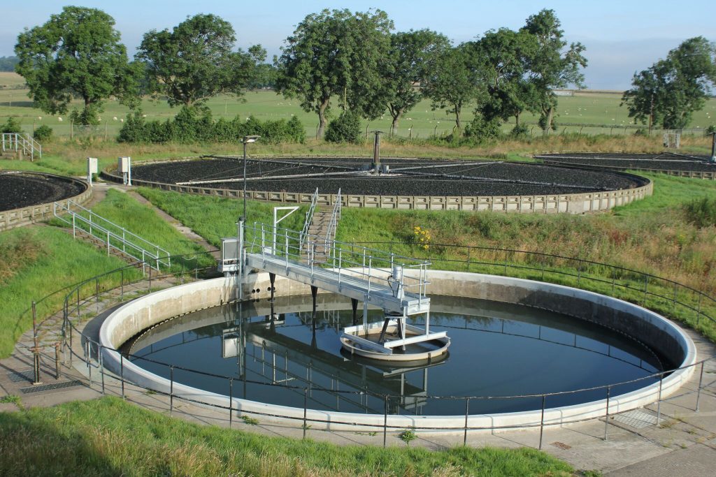 Waste water treatment plant. Photo credit: Scottish Water Horizons